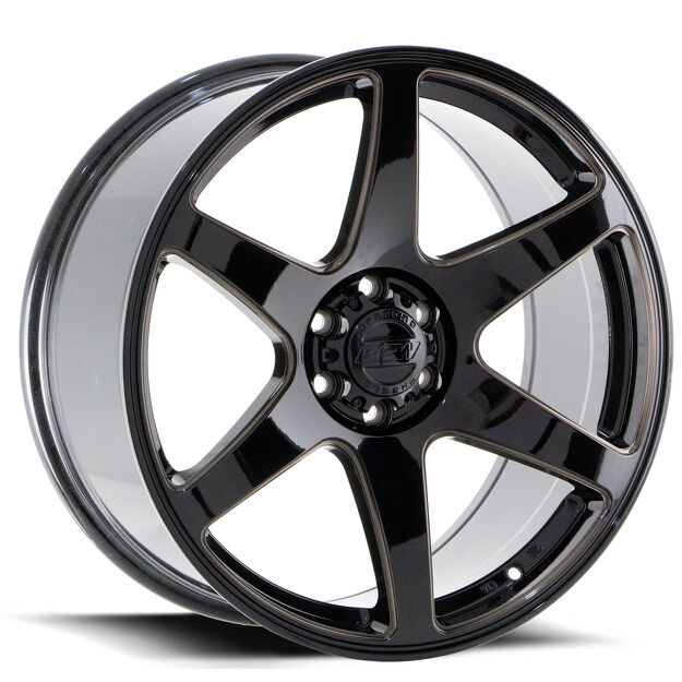 BGW Cartel Gloss Black w/Tinted Milled Spokes