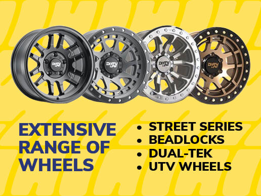 Extensive Range of Wheels