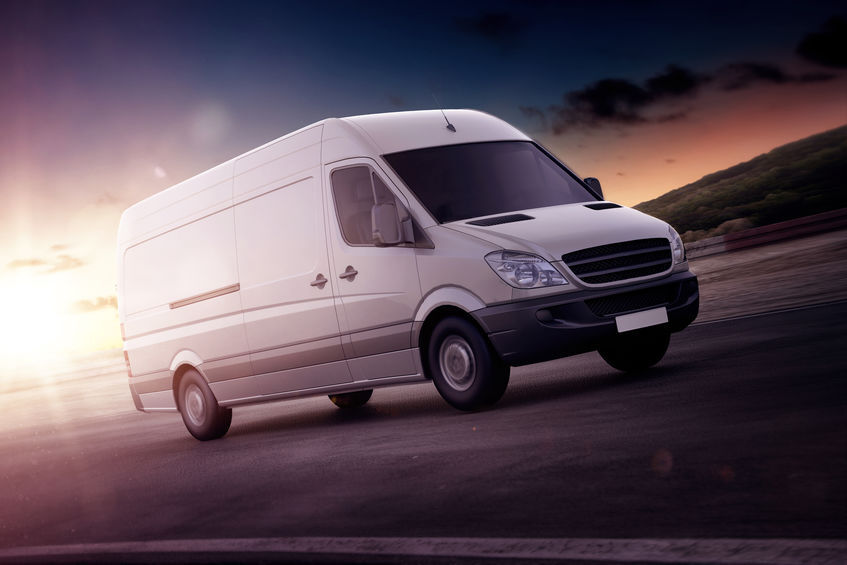 Van at Sunset